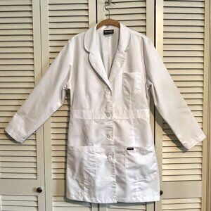 Grey's Anatomy Lab Coat * Wmns Lg * Professional Wear by Barco * White 3-Pocket